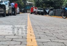 Foto: Las familias del barrio El Sacramento celebraron la inauguración de calles adoquinadas, proyecto ejecutado por la Alcaldía de Río Blanco/TN8