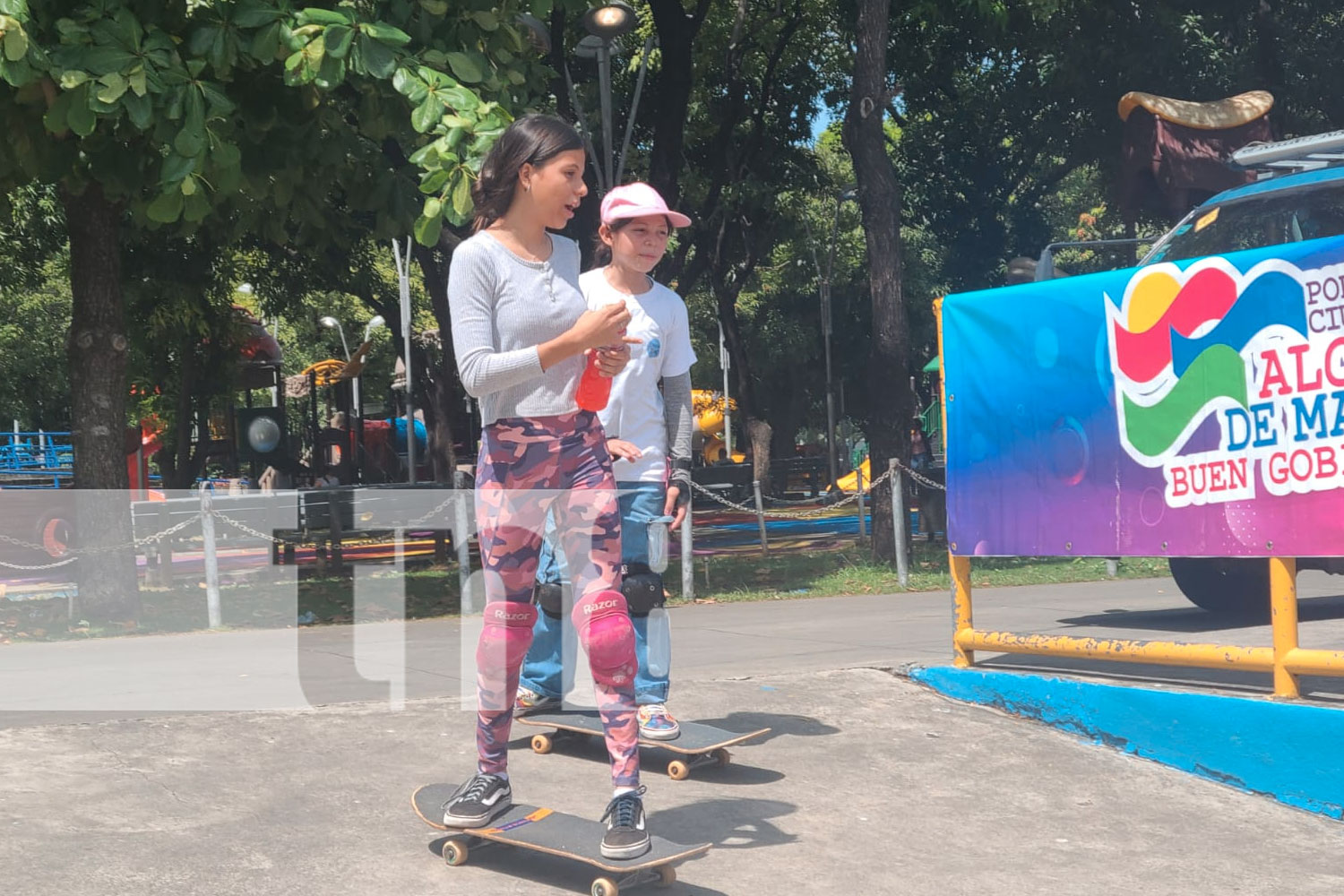 Foto: semifinal de la disciplina de Skateboarding en los juegos juveniles/TN8