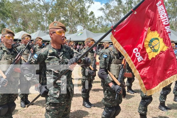 Foto: se realizó en el sexto comando militar regional, en el departamento de Matagalpa/TN8