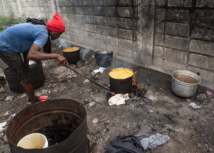 Foto: Crisis de hambre en Haití /cortesía