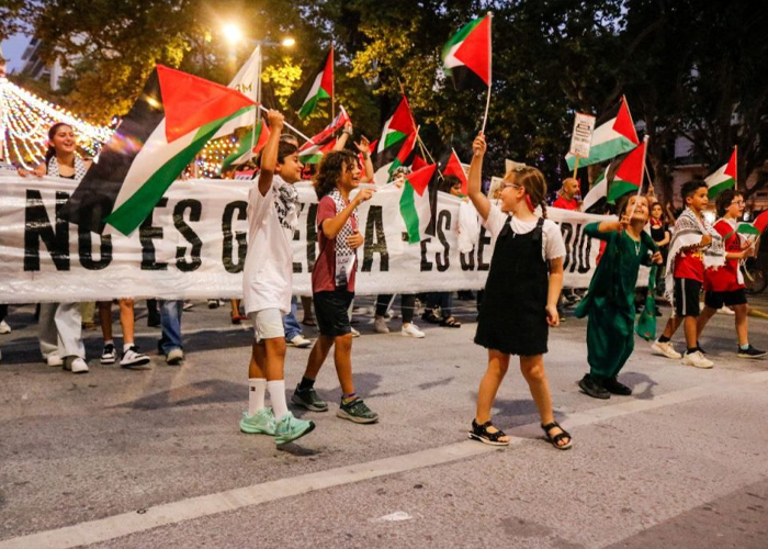 Foto: Uruguay marcha por Palestina /cortesía 