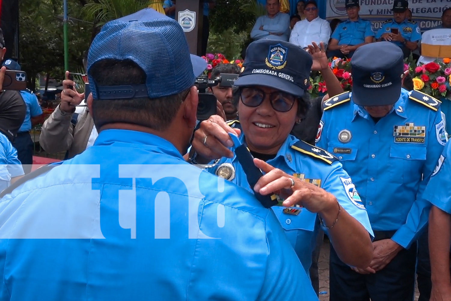 Foto: Celebramos 45 años del Ministerio del Interior y Policía Nacional con una ceremonia especial de ascensos a oficiales en Nicaragua / TN8