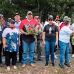 Foto: Conmemoración a 37 Años de heroísmo del BLI Miguel Ángel Ortez, en El Coral/Cortesía