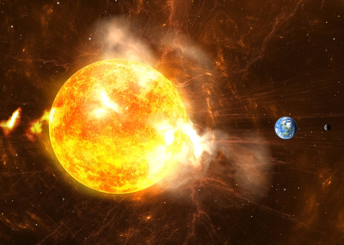 Foto: NASA captura una llamarada Solar /cortesía 