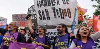 Foto: Paro nacional en Argentina /cortesía