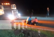 Foto: Conductor de manera imprudente casi mata a agente de tránsito en el departamento de Rivas/ TN8