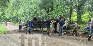 Foto: Accidente de tránsito deja lesionados en la Isla de Ometepe /TN8