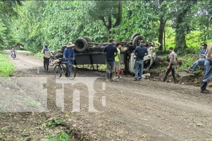 Foto: Accidente de tránsito deja lesionados en la Isla de Ometepe /TN8