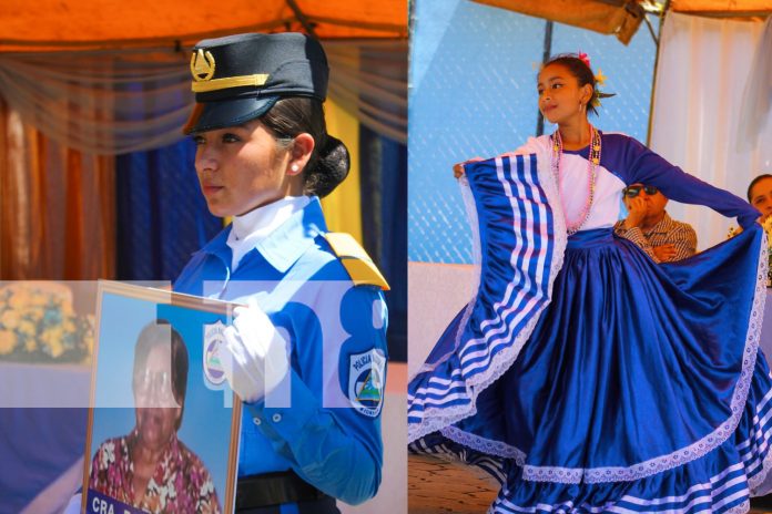 Foto: Población de Nindirí agradecida con el apoyo a la seguridad del pueblo /TN8