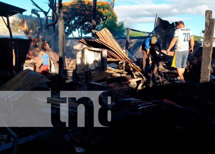 Foto: vivienda ubicada en el Barrio Pancasan del municipio de Camoapa, Boaco/TN8