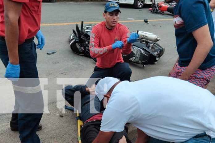 Foto: Accidente frente al Nicaraocally, jurisdicción de la ciudad de Rivas/TN8