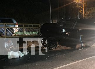 Foto: Accidente de Managua/TN8