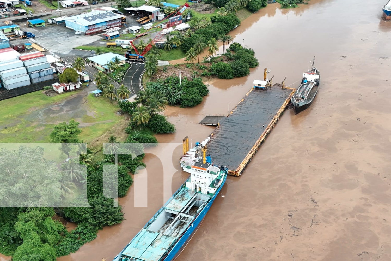 Foto: Onda tropical número 32 causa desborde de ríos en El Rama, Caribe Sur/TN8