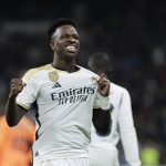 Foto: Vinícius Jr. celebró antes de ganal el Balón de Oro /Cortesía