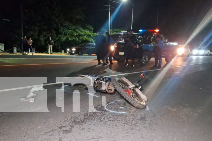 Foto: Un grave accidente en el km 27 de la carretera Masaya-Nindirí deja un joven fallecido fue trasladado en estado crítico pero no resistió/TN8