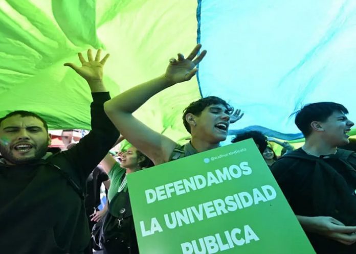 Foto: Crisis universitaria en Argentina /cortesía