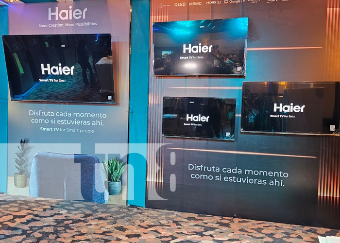 Foto: Televisores HAIER en Nicaragua /TN8