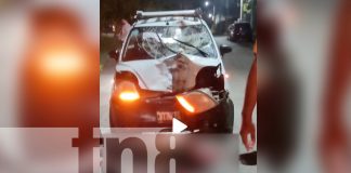 Foto: Motociclista queda hospitalizado tras chocar con un carro en la Carretera Norte/TN8