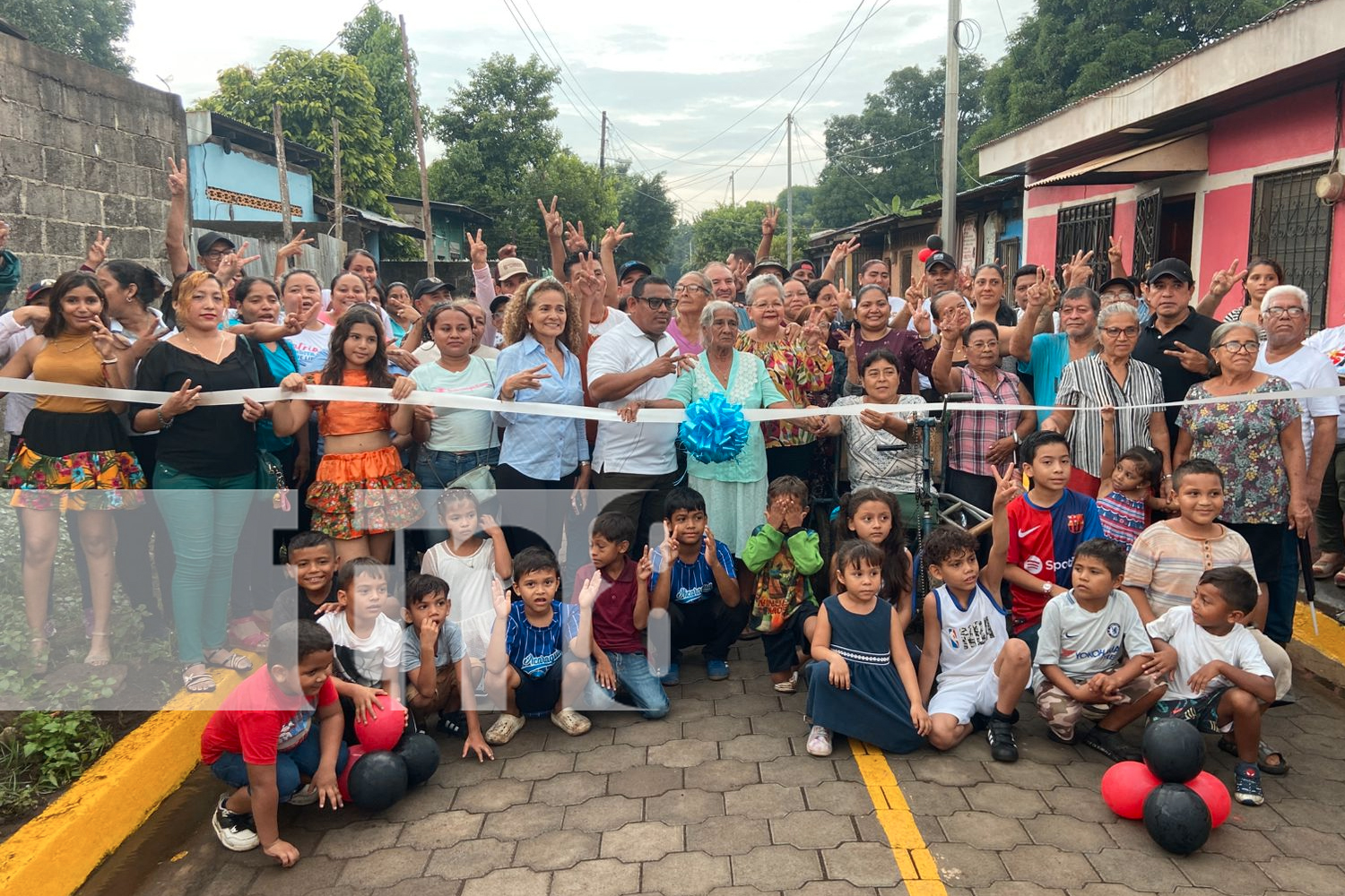 Foto:Inauguran calles para el pueblo en Chinandega/ TN8