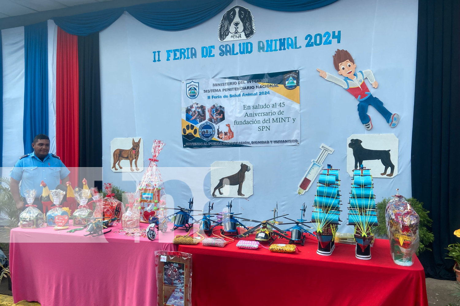 Foto: 45 aniversario de la fundación del MINT y SPN, en las afueras del sistema penitenciario del departamento de Chinandega/TN8