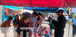 Foto: 45 aniversario de la fundación del MINT y SPN, en las afueras del sistema penitenciario del departamento de Chinandega/TN8