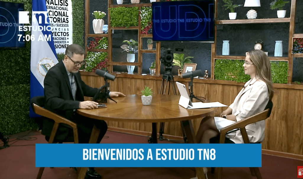 Foto: Entrevista a Nahima Díaz, directora de TELCOR Nicaragua / TN8