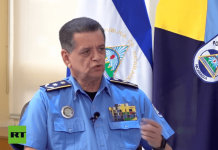 Foto: Primer Comisionado Francisco Díaz, director de la Policía Nacional en Nicaragua / TN8