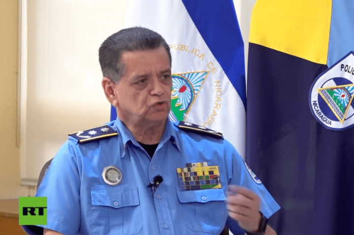 Foto: Primer Comisionado Francisco Díaz, director de la Policía Nacional en Nicaragua / TN8