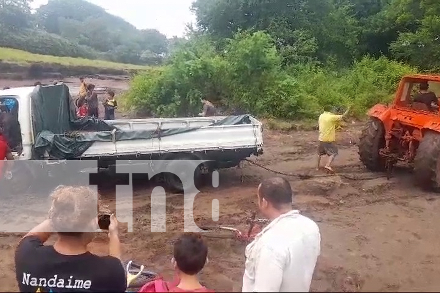 Foto: Momentos de angustia en Nandaime /TN8