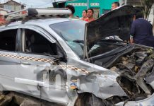 Foto: Fuerte accidente de tránsito en Managua / TN8