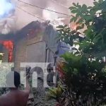 Foto: Gran incendio en una vivienda de Esquipulas, Matagalpa / TN8