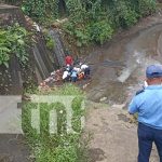 Foto: Anciano de Masaya sufre percance y cae en un cauce / TN8