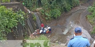 Foto: Anciano de Masaya sufre percance y cae en un cauce / TN8