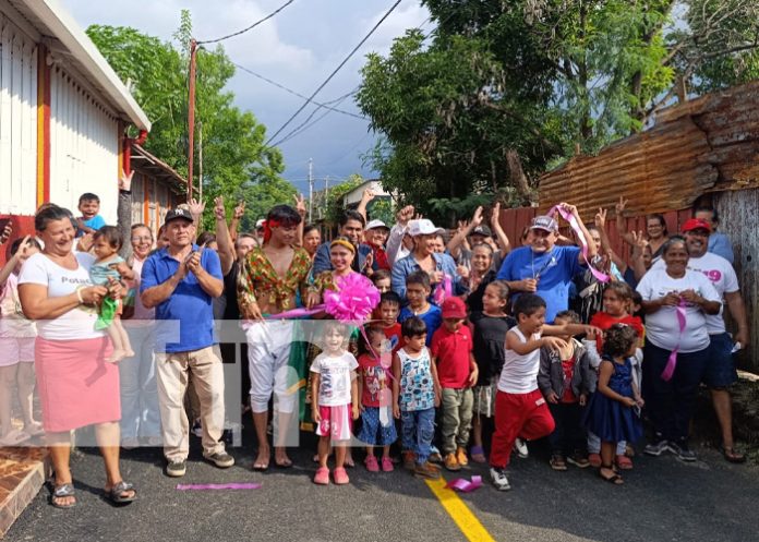 Foto: Nuevas calles en Villa Reconciliación Norte, Managua / TN8