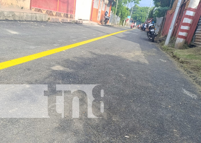 Foto: Nuevas calles en Villa Reconciliación Norte, Managua / TN8