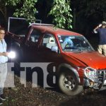 Foto: Fuerte choque entre microbús y camionetas en Carazo / TN8