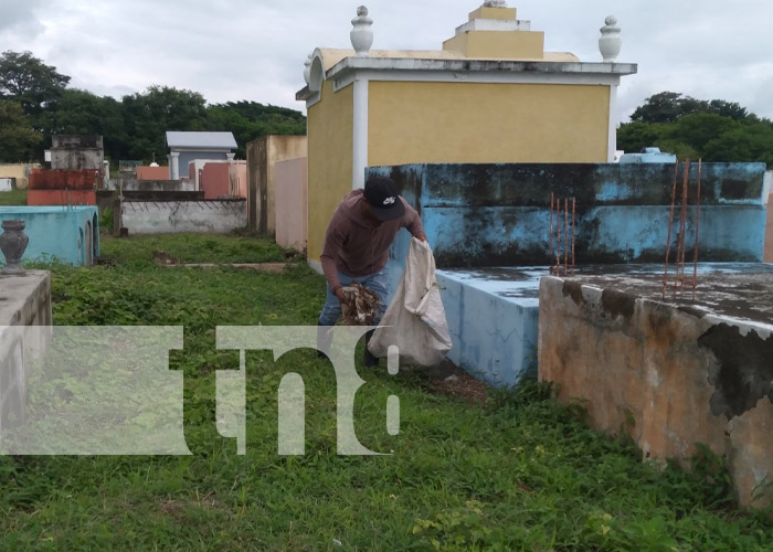 Foto: Cementerios limpios en Nandaime / TN8