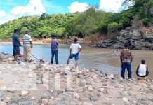 Foto: Recuperación del cuerpo de un joven que se ahogó en una poza de Ocotal / TN8