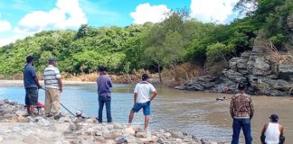 Foto: Recuperación del cuerpo de un joven que se ahogó en una poza de Ocotal / TN8