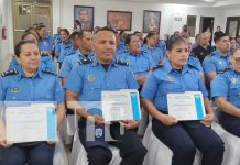 Foto: Capacitación a policías a través de INATEC / TN8