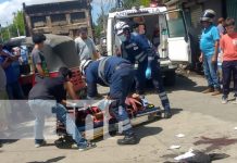 Foto: Mujer entre la vida y la muerte por accidente en Managua / TN8