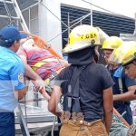 Foto: Accidente de un trabajador que cayó de un edificio en Managua / TN8