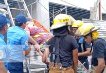 Foto: Accidente de un trabajador que cayó de un edificio en Managua / TN8