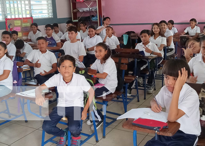 Foto: Matrículas escolares 2025 en Managua / TN8