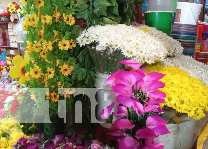 Foto: Flores para los difuntos en los mercados de Managua / TN8