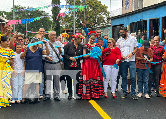 Foto: Nuevas calles en Villa Fraternidad, Managua / TN8