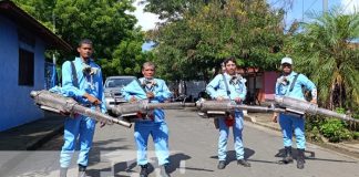 Foto: Fumigación y abatización en Managua / TN8