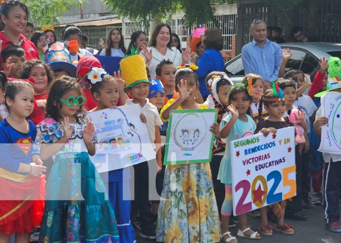 Foto: Matrícula escolar 2025 en Nicaragua / TN8