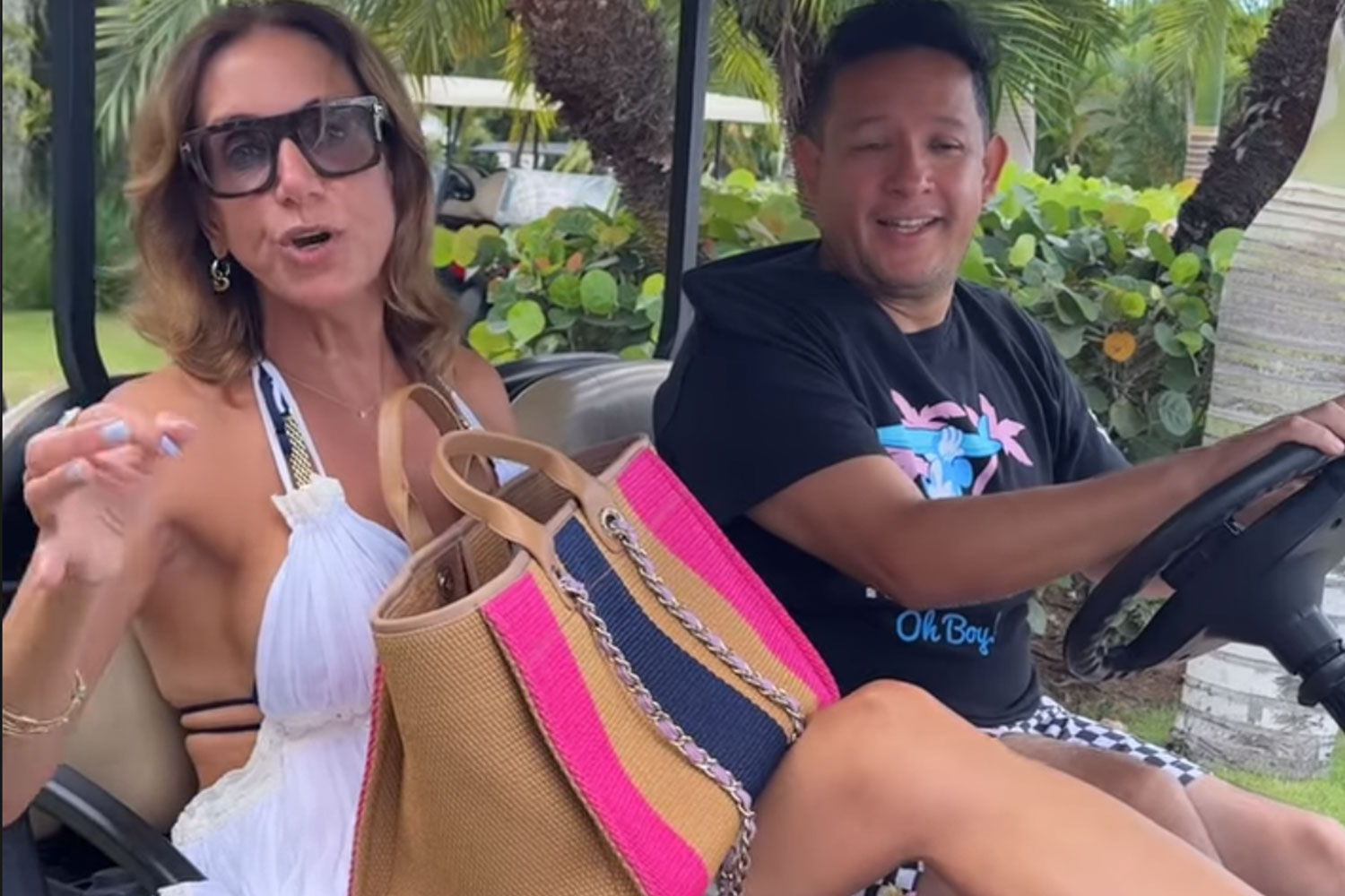 Foto: Lili Estefan dejó claro que disfrutó del país caribeño/ Cortesía