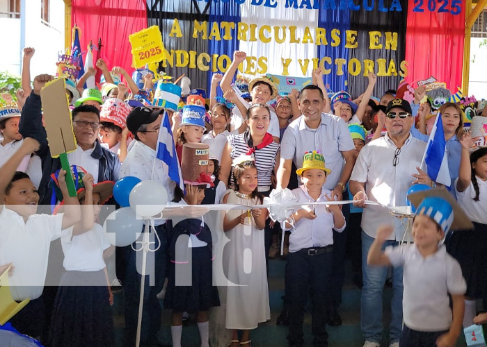 Foto: Matrículas escolares 2025 arranca en todos los departamentos de Nicaragua / TN8